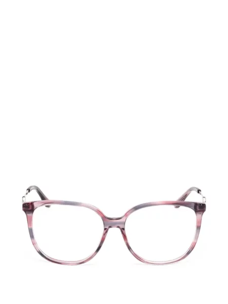 Ochelari de soare Guess Eyewear cu imprimeu geometric roz