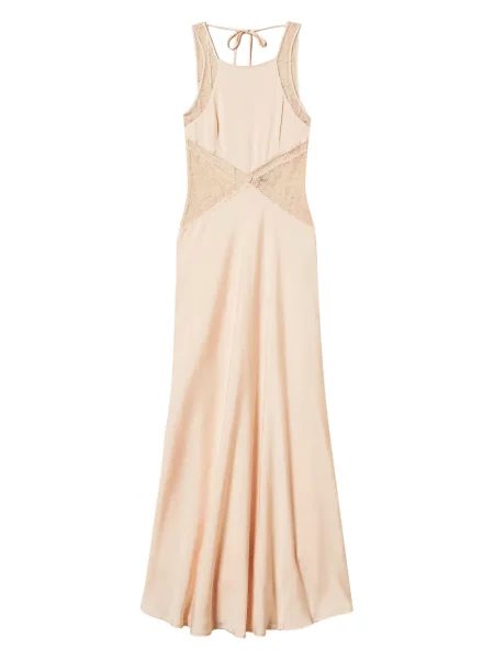 Rochie Twinset din dantelă de costum roz