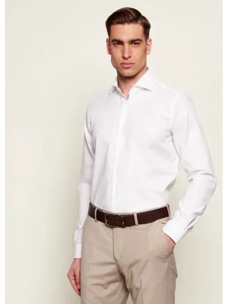 Fay Cămașă TRAVEL alb