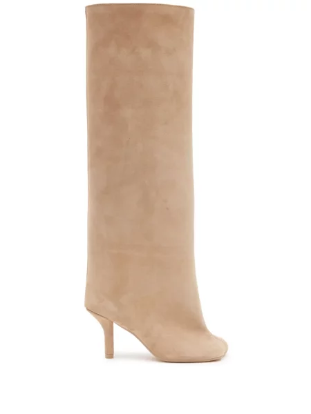 Botine Mm6 Maison Margiela din piele de căprioară slip-on