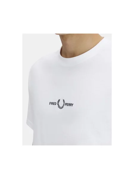 Fred Perry Tricou alb