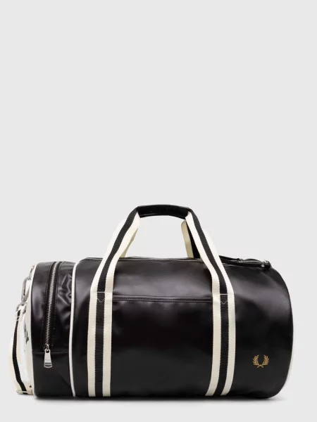 Torba Fred Perry Classic Barrel Bag crna