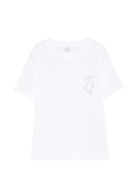 Koszulka Paul Smith z nadrukiem biała