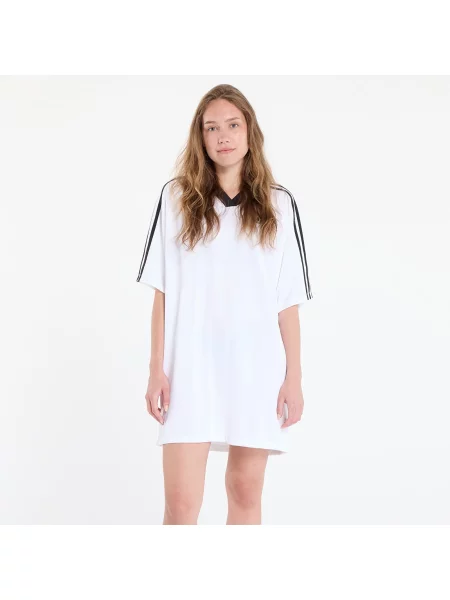 Sukienka Adidas Originals żakardowa piłkarska biała
