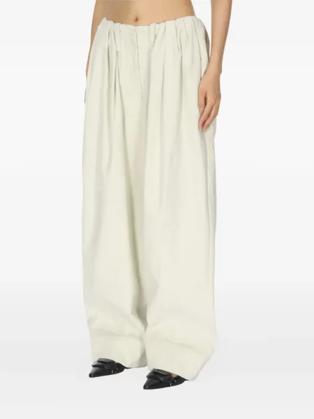 Pantaloni Open Yy alb