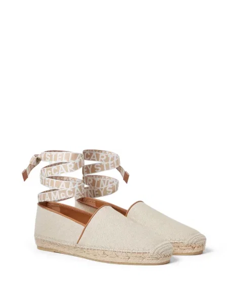 Espadrile Stella Mccartney fără toc cu autograf