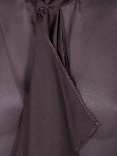 Bluză Sacai cu volane maro