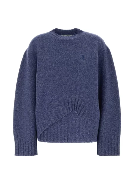 Pulover The Attico cu broderie albastru