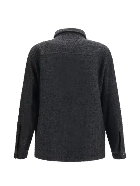 Geacă cămașă Balmain gri