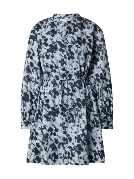 Samsøe Samsøe Košeľové šaty Amelie námornícka / svetlomodrá modrá