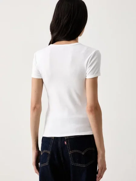 Calvin Klein Jeans T-shirt z biała