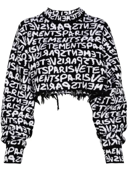 Pulover Vetements negru