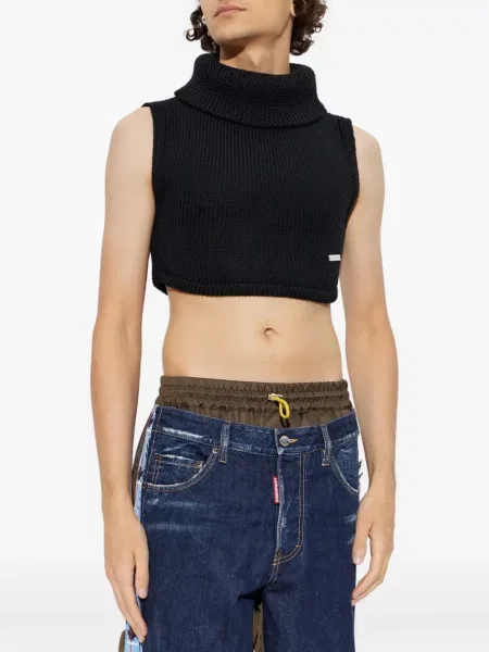 Decupat vestă Dsquared2 negru