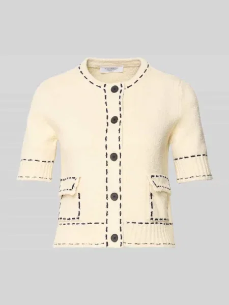 Kurtka z dzianiny o kroju slim fit z nakładanymi Rich & Royal