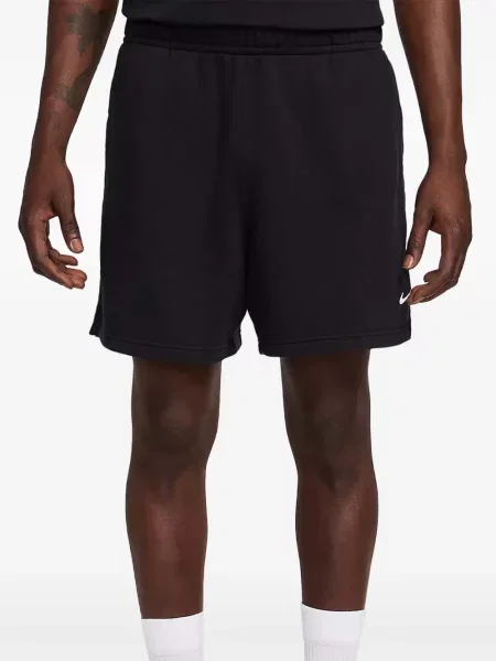 Tricou Nike din piele cu broderie negru