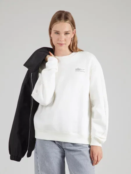 Nike Sportswear Mikina nebielená čierna