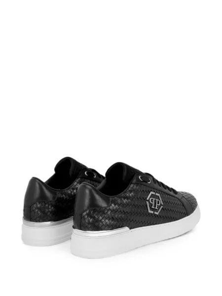 Sneakerși Philipp Plein din piele negru
