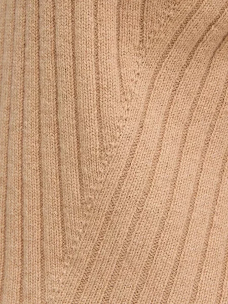 Вовняний светр Simona Corsellini легкий гольф бежевий