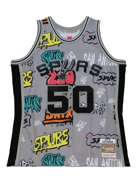 Tricou Mitchell & Ness gri