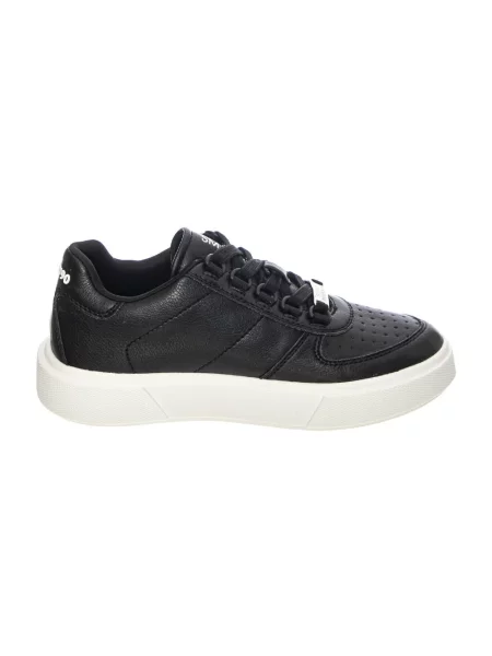 Sneakersy Steve Madden sznurowane skórzane czarne