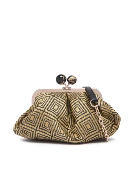 Weekend Max Mara Τσάντα Italian Rootss κίτρινο