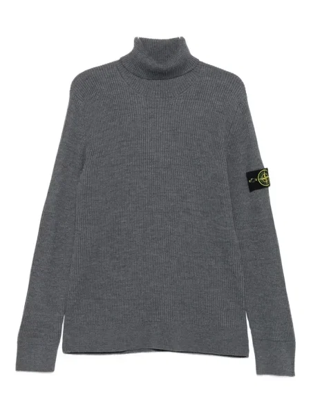 Водолазка Stone Island камъни сиво