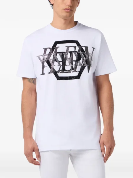 Tricou Philipp Plein alb