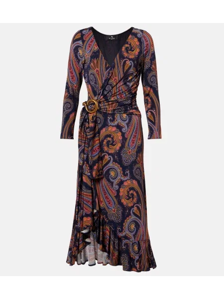Rochie Etro cu model paisley plic