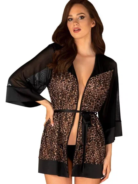 Халат Obsessive чорний