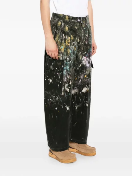 Pantaloni Croquis cu imagine negru
