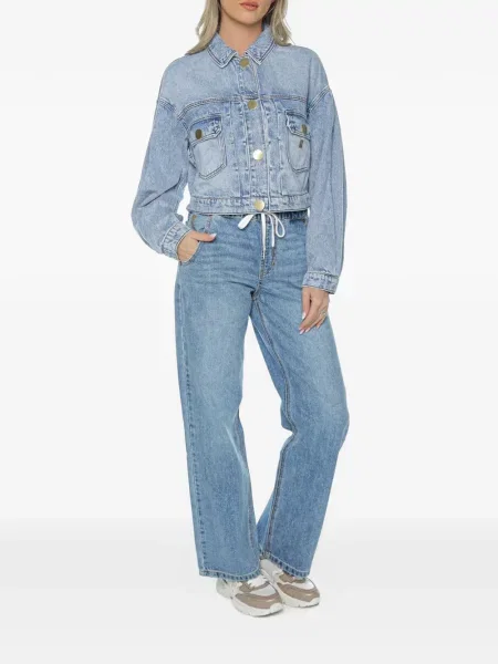 Geacă de blugi Armani Exchange albastru