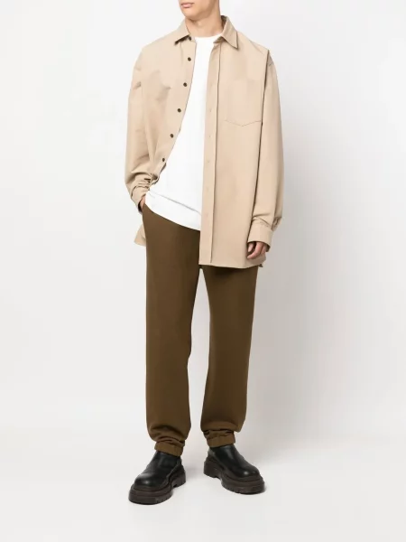 Trumpas marškiniai Jil Sander balta