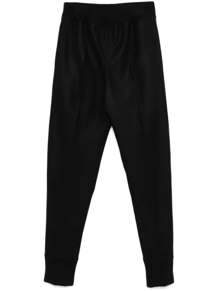 Pantaloni Jil Sander de lână negru