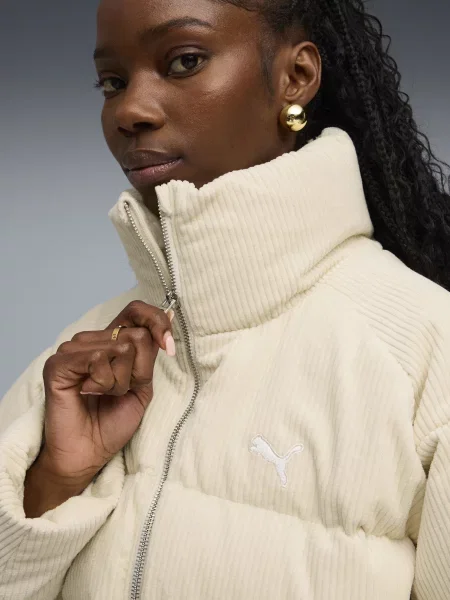 Зимова куртка PUMA CORDUROY PUFFER бежевий