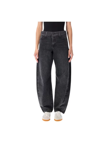 Szerokie jeansy Levi's czarne
