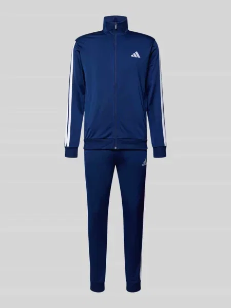 Dres z elastycznymi wykończeniami Adidas Sportswear granatowy