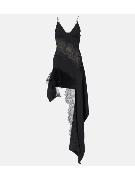 Rochie David Koma din dantelă negru