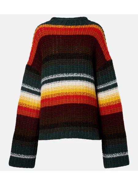 Pulover Khaite din cașmir cu dungi