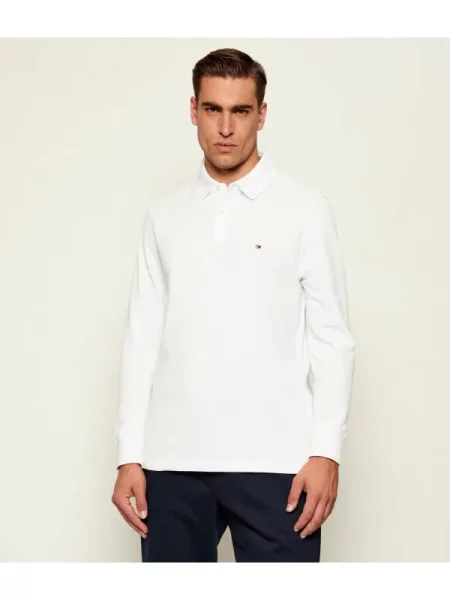 Tricou polo Tommy Hilfiger alb