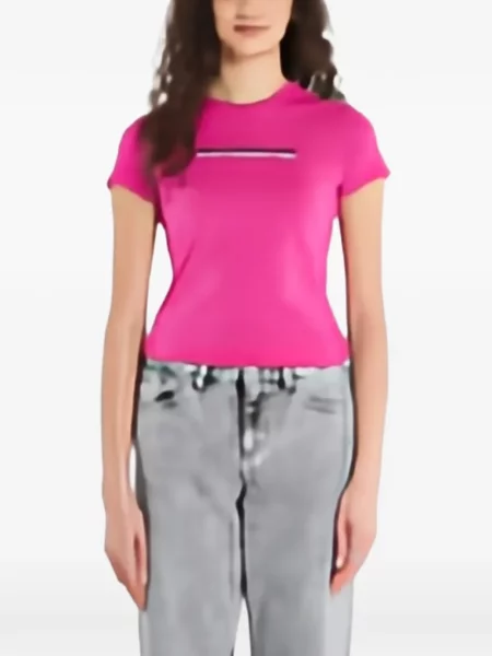 Tricou Karl Lagerfeld cu imagine roz