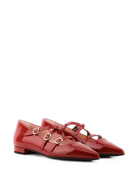 Dirželis bateliai Pretty Ballerinas be kulniuko raudona