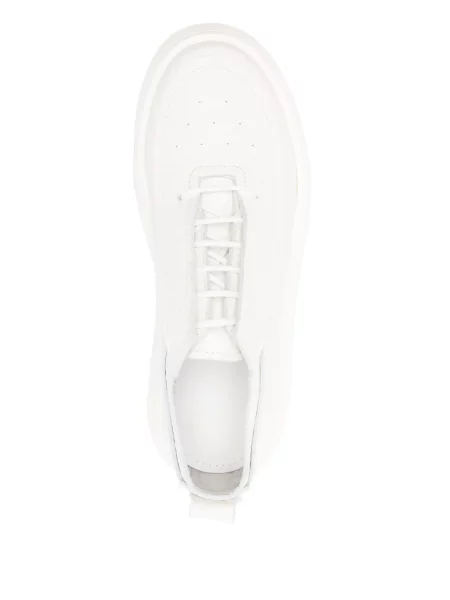 Sneakerși The Antipode din piele cu platformă alb