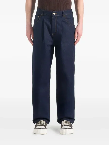 Plisované džíny Manière De Voir modré