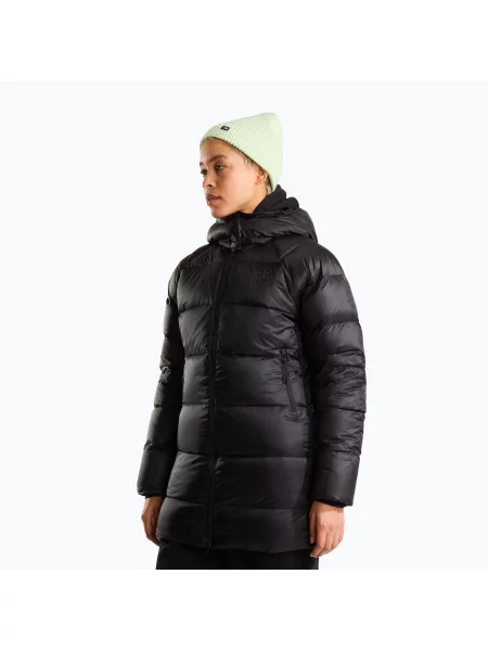 Palton cu puf pentru femei The North Face Hydrenalite City Down Hooded tnf black negru