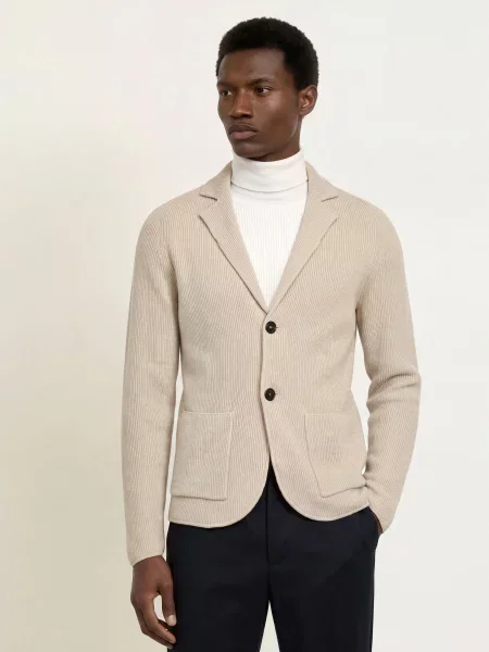 Maurizio Baldassari Kardigan beige beżowy