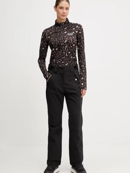 Emporio Armani pantaloni de schi negru
