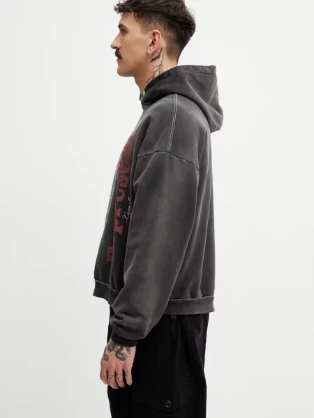Represent LOADED WITH LOVE Hanorac cu glugă masculin din negru