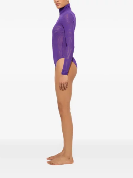 Body Pucci din tul violet