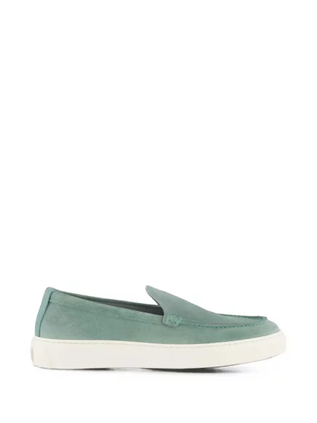 Chiloți Woolrich din piele de căprioară slip-on verde