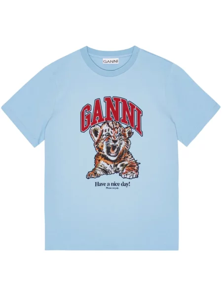 Tricou Ganni albastru